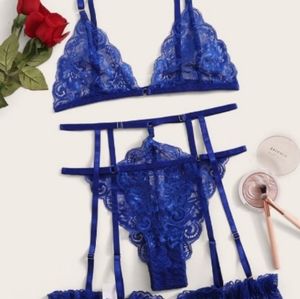 Blue Lingerie Set